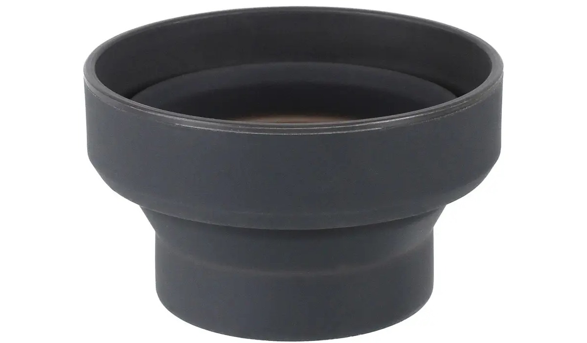 Кружка туристическая складная Lifeventure Silicone Ellipse Mug graphite 3
