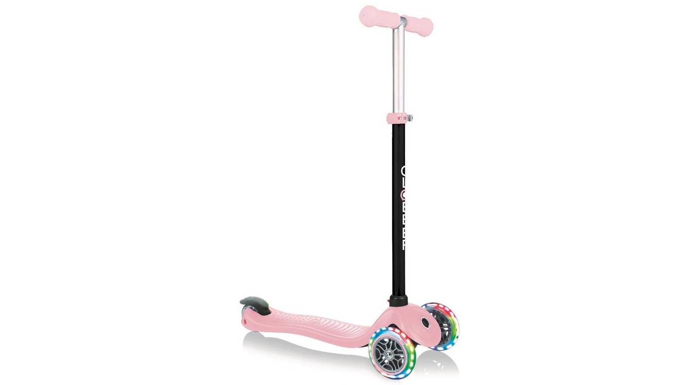 Самокат GLOBBER серии GO UP SPORTY пастельный розовый со светящимися колесами 1+ 4