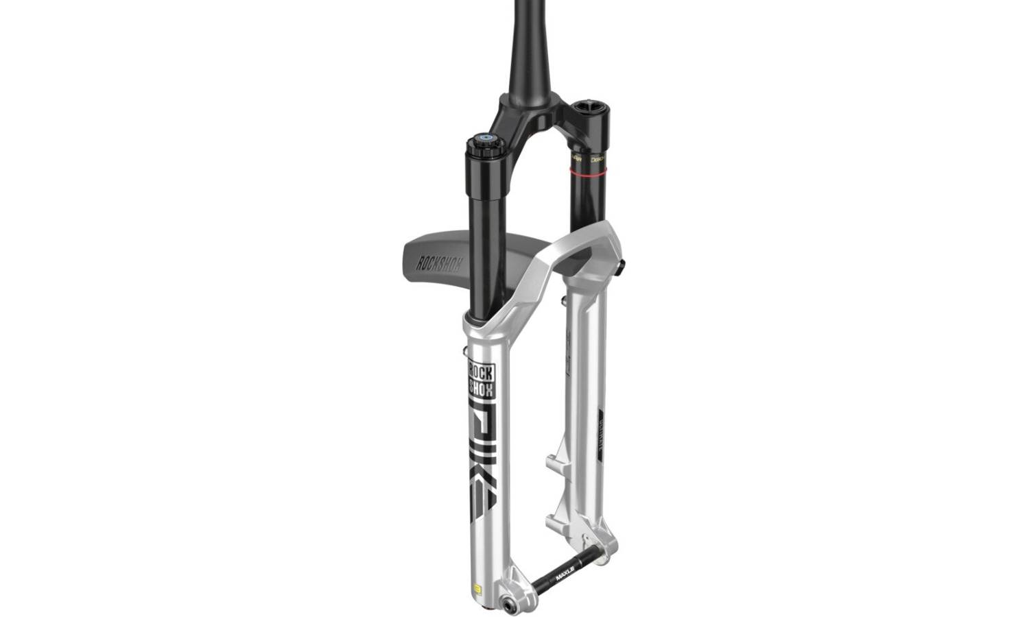 Фотографія Вилка RockShox Pike Ultimate Charger 3 RC2 - Crown 27.5" Boost™ 15x110 140mm Silver Alum Str Tpr 37offset DebonAir+ (includes Bolt On Fender, 2 Btm Tok 4