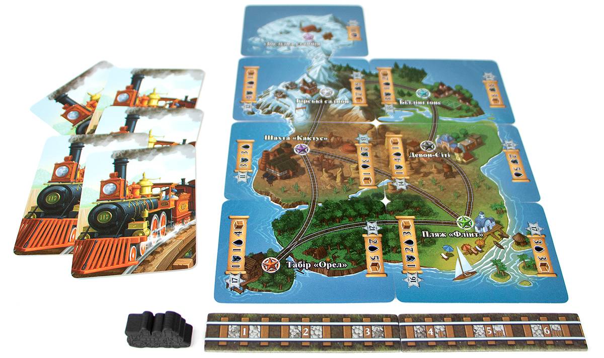 Фотография Настольная игра Остров Железных Дорог (Isle of Trains: All Aboard) 5