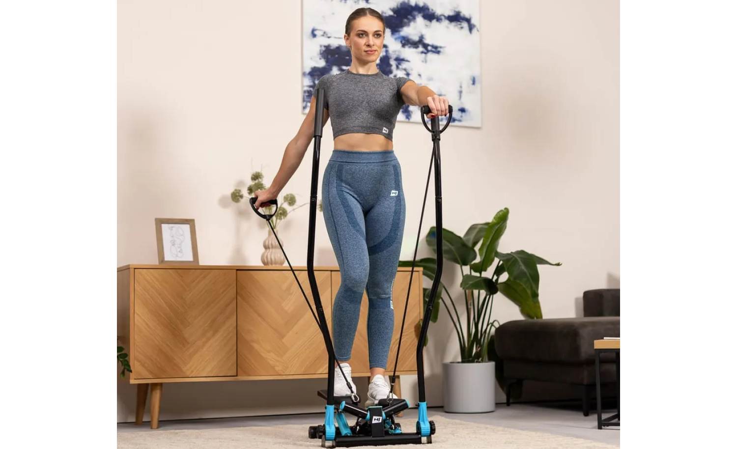 Степпер Hop-Sport HS-045S Slim Синій 13 Степпер Hop-Sport HS-045S Slim Синій 13