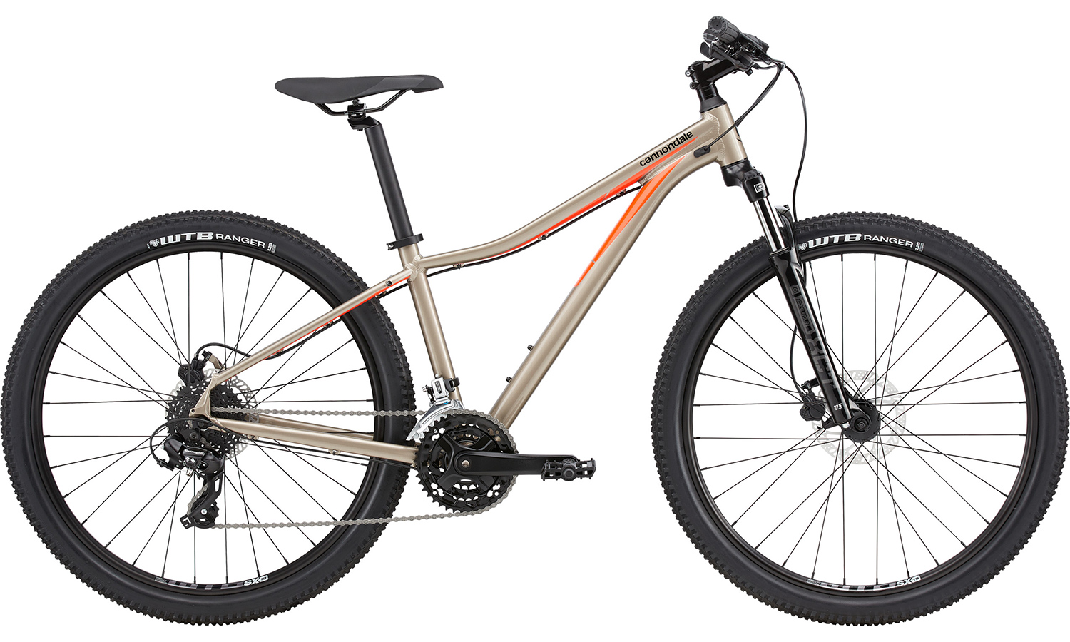 Фотографія Велосипед 29" Cannondale TANGO 5 Feminine (2020) 2020 Сіро-жовтогарячий 5