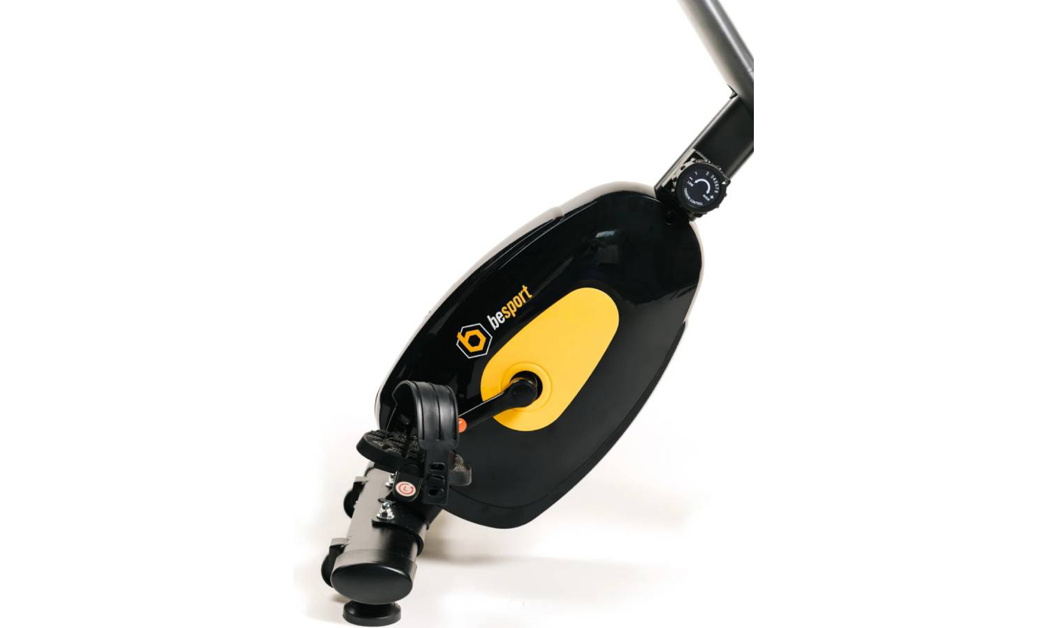 Велотренажер Besport BS-1560 XRAY магнітний чорно-жовтий 7