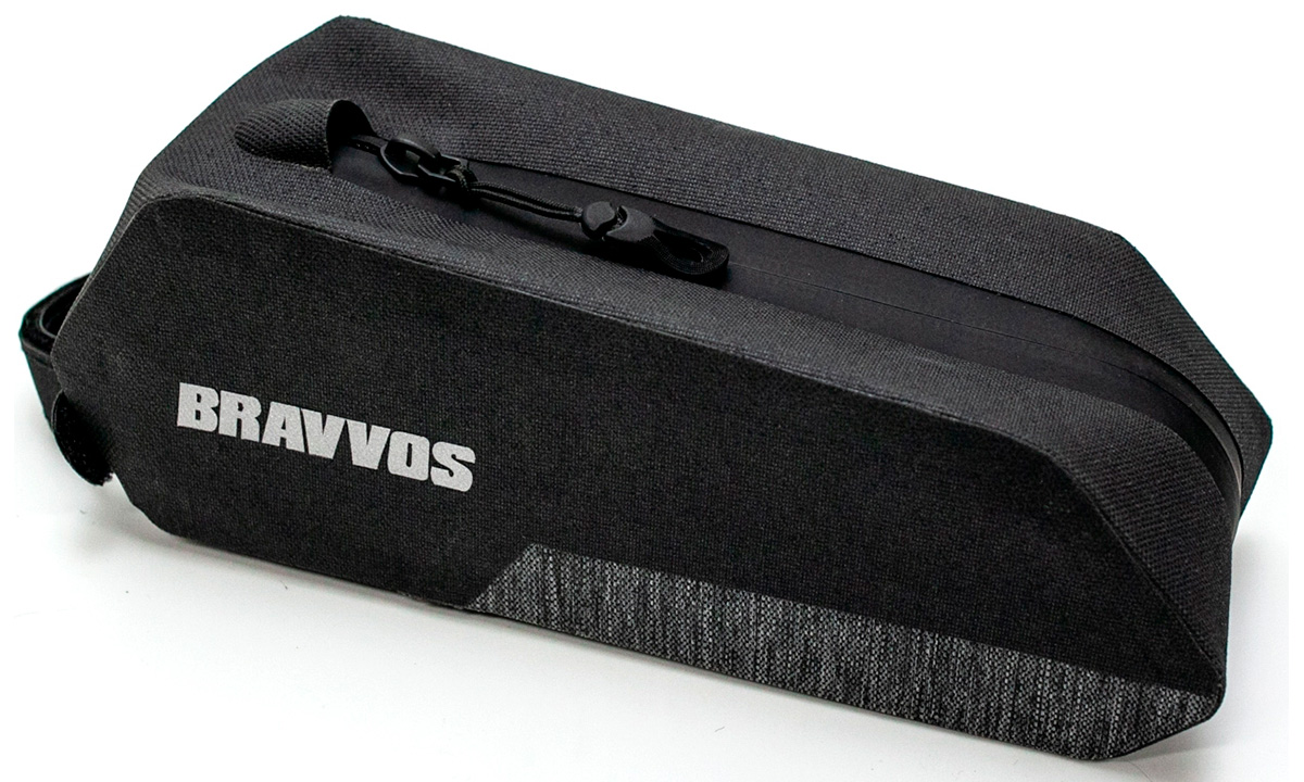 Велосумка на раму BRAVVOS QL-502, 24.5x8x7 см, черная