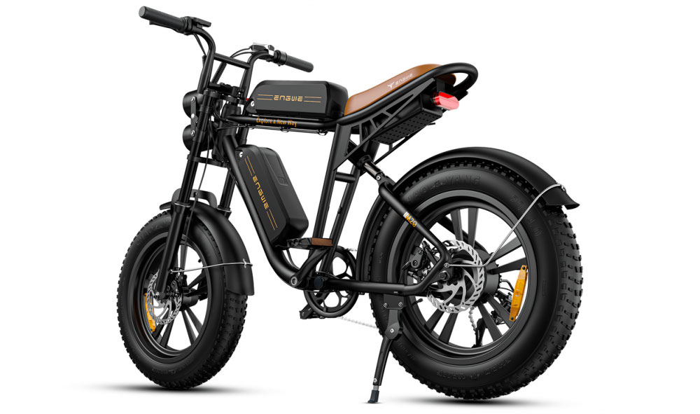 Електровелосипед фетбайк Engwe M 20 Dual Batteries (1000 Вт, 26 Ah, 48 В) 20", чорний 2