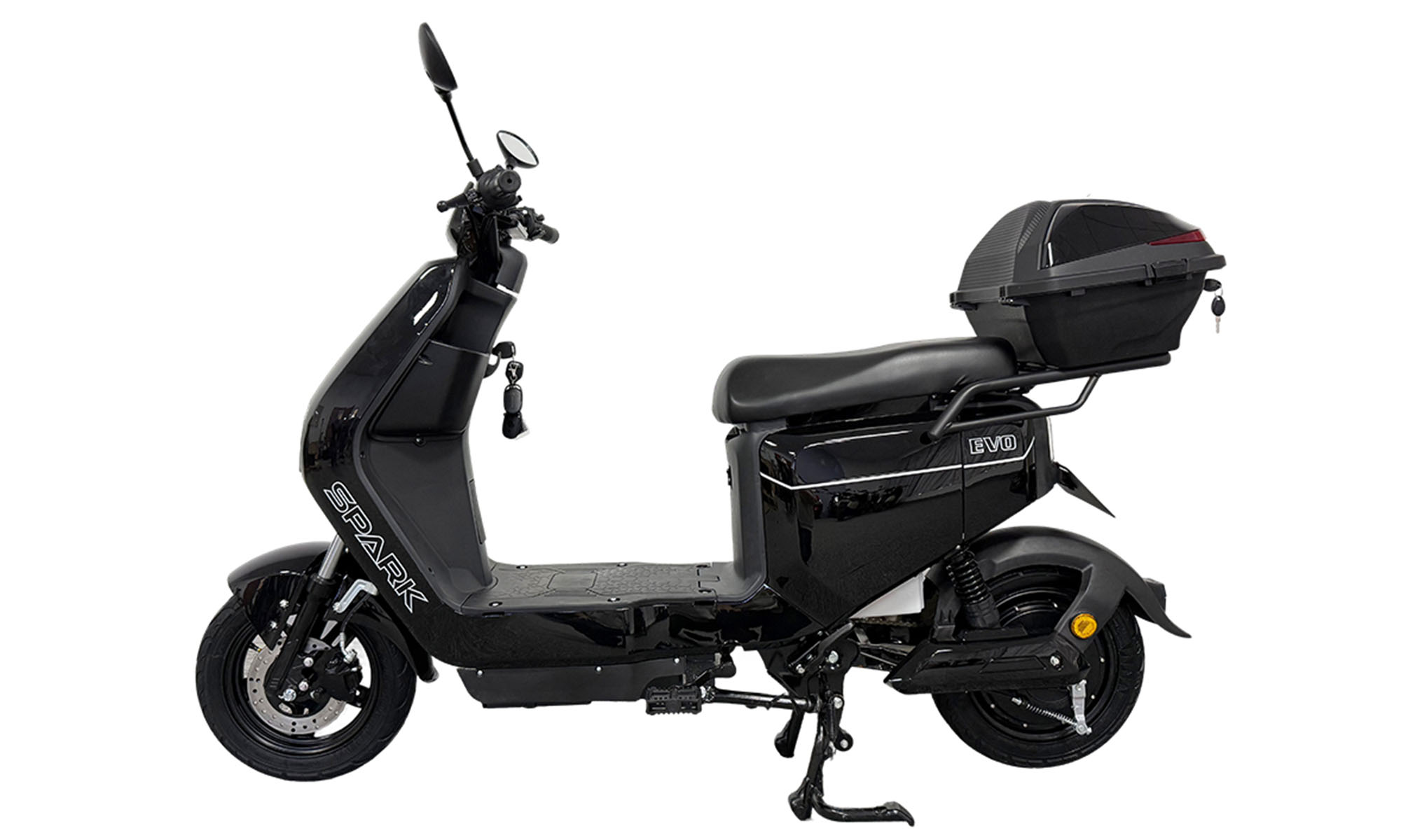 Велосипед с электромотором SPARK EVO 10", рама 14", 60V/1200W/25Ah, год 2026, черный Велосипед с электромотором SPARK EVO 10", рама 14", 60V/1200W/25Ah, год 2026, черный