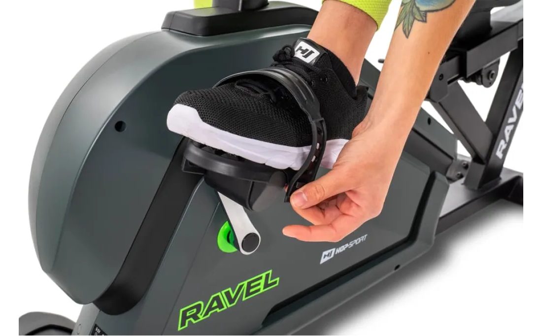 Горизонтальний велотренажер Hop-Sport HS-120L Ravel чорний 5