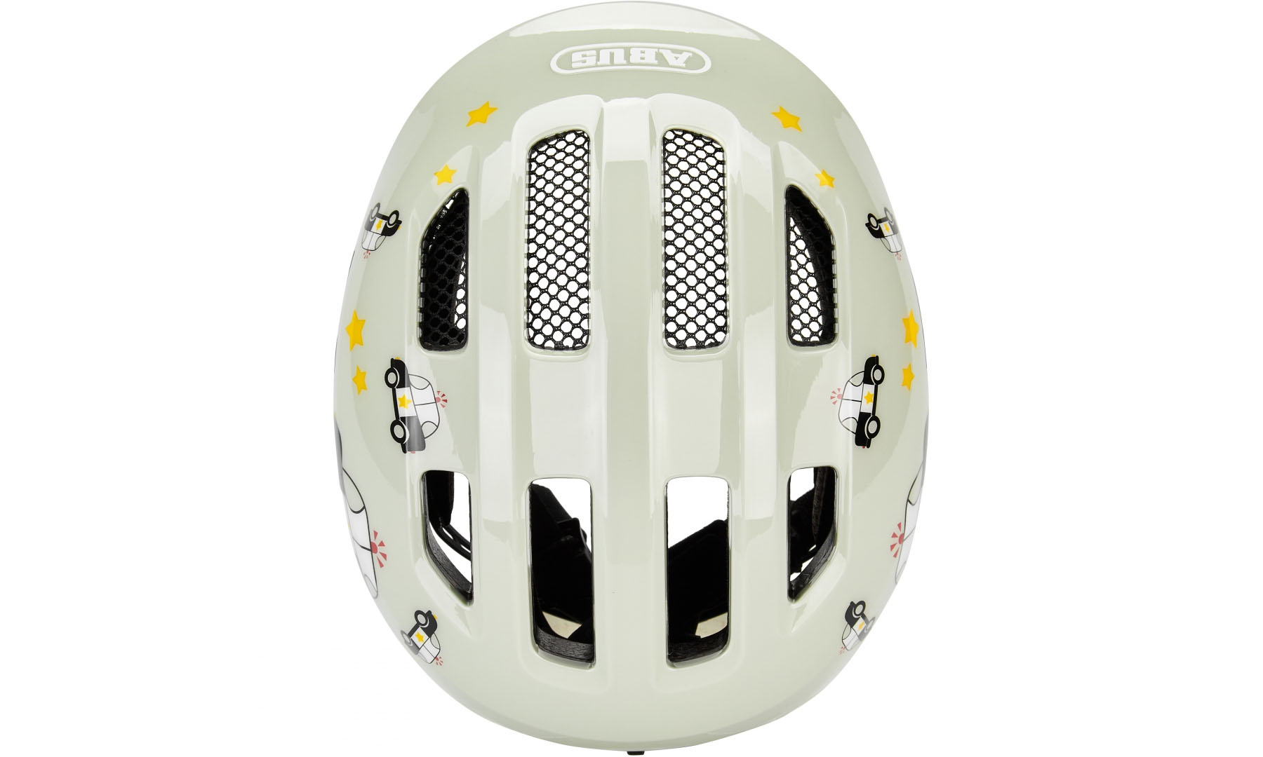 Велошлем детский ABUS SMILEY 3.0 Grey Police, размер S (45-50 см), серая полиция 4 Велошлем детский ABUS SMILEY 3.0 Grey Police, размер S (45-50 см), серая полиция 4