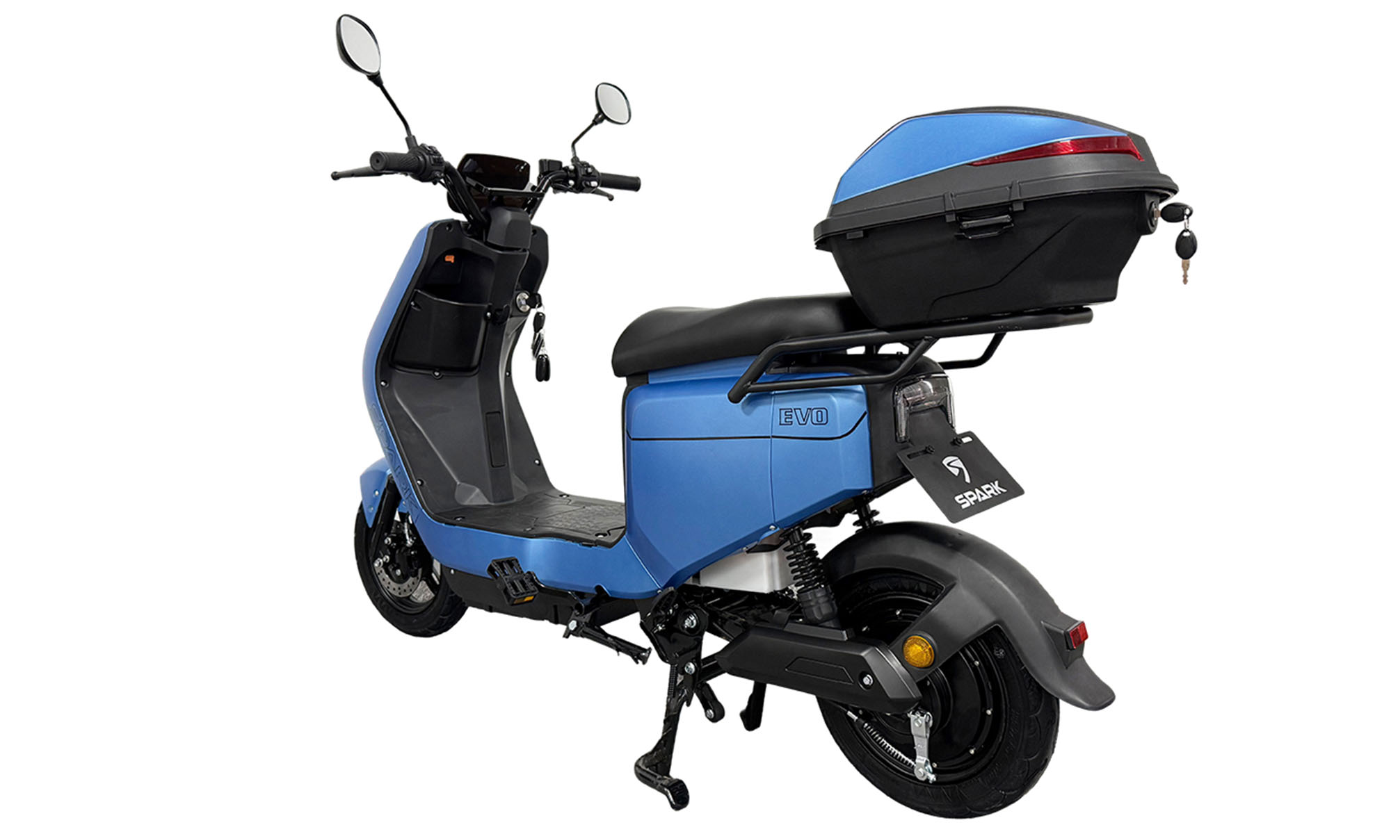 Велосипед с электромотором SPARK EVO 10", рама 14", 60V/1200W/25Ah, год 2026, синий матовый 2 Велосипед с электромотором SPARK EVO 10", рама 14", 60V/1200W/25Ah, год 2026, синий матовый 2