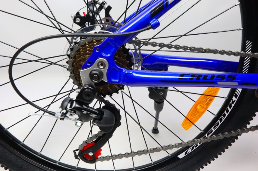 Фотография Велосипед Cross Hunter 24" размер XS рама 12.5 2022 Синий 6