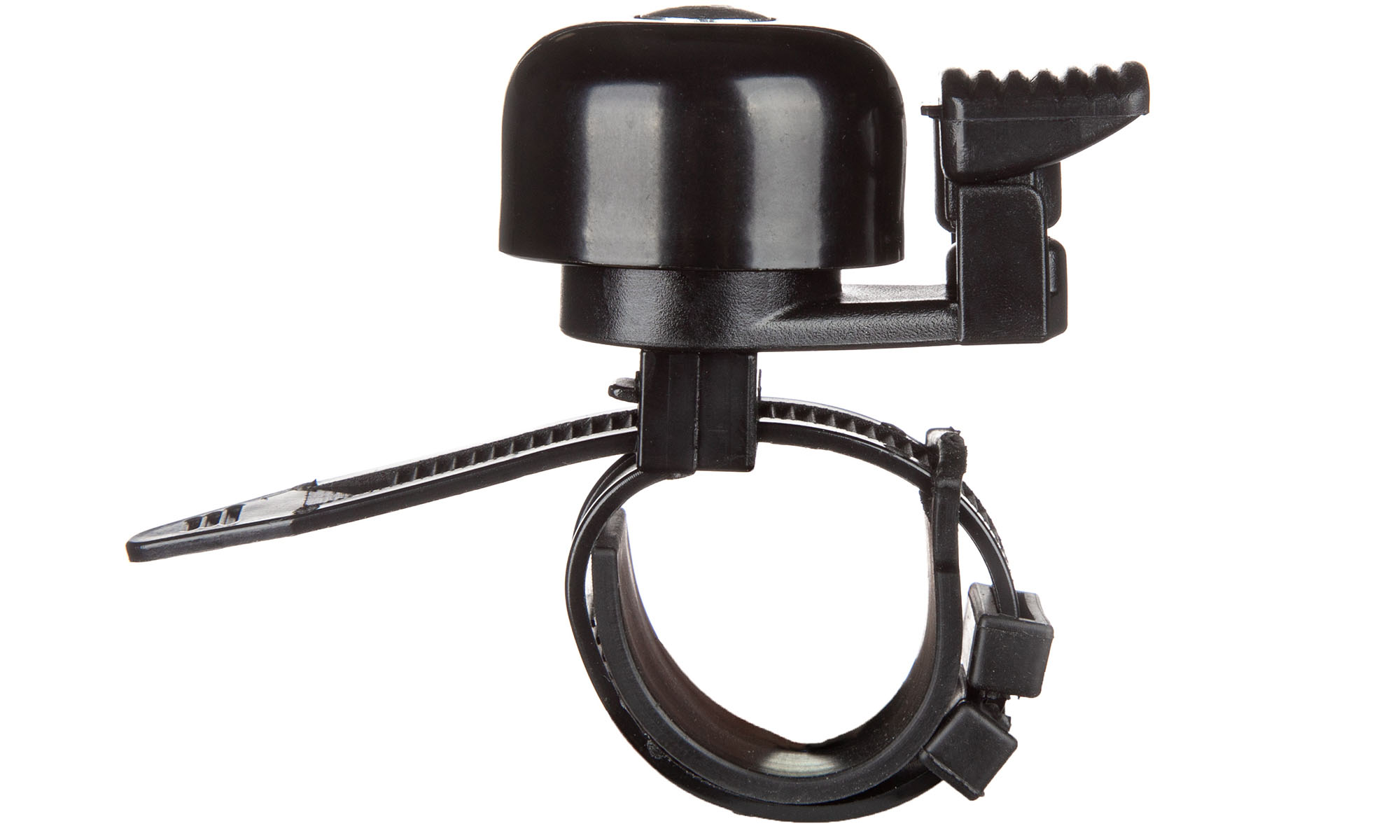 Звонок ONRIDE Zip алюминиевый, Ø руля 22-32 мм, черный 