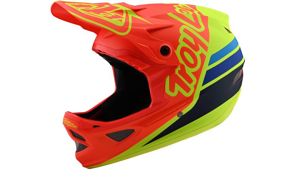 Вело шлем TLD D3 Fiberlite размер L (58-59 см) Silhoette Orange/Yellow 2