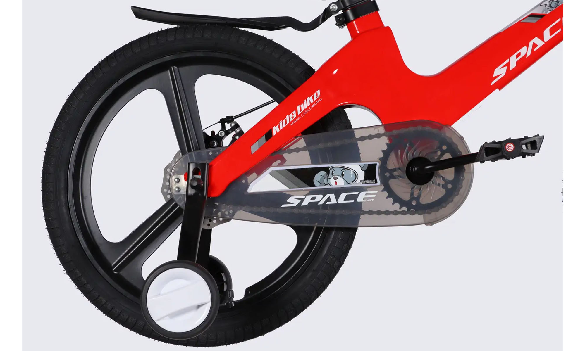 Велосипед SPACE KID MOON DD 20", размер XXS, рама-11,4", год 2026, красный 