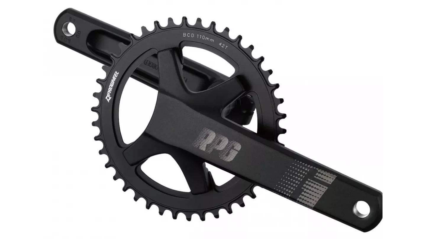 Комплект шатунів PROWHEEL RPG-FD16A-TT, (12S / 11S), 175mm, 40T black 