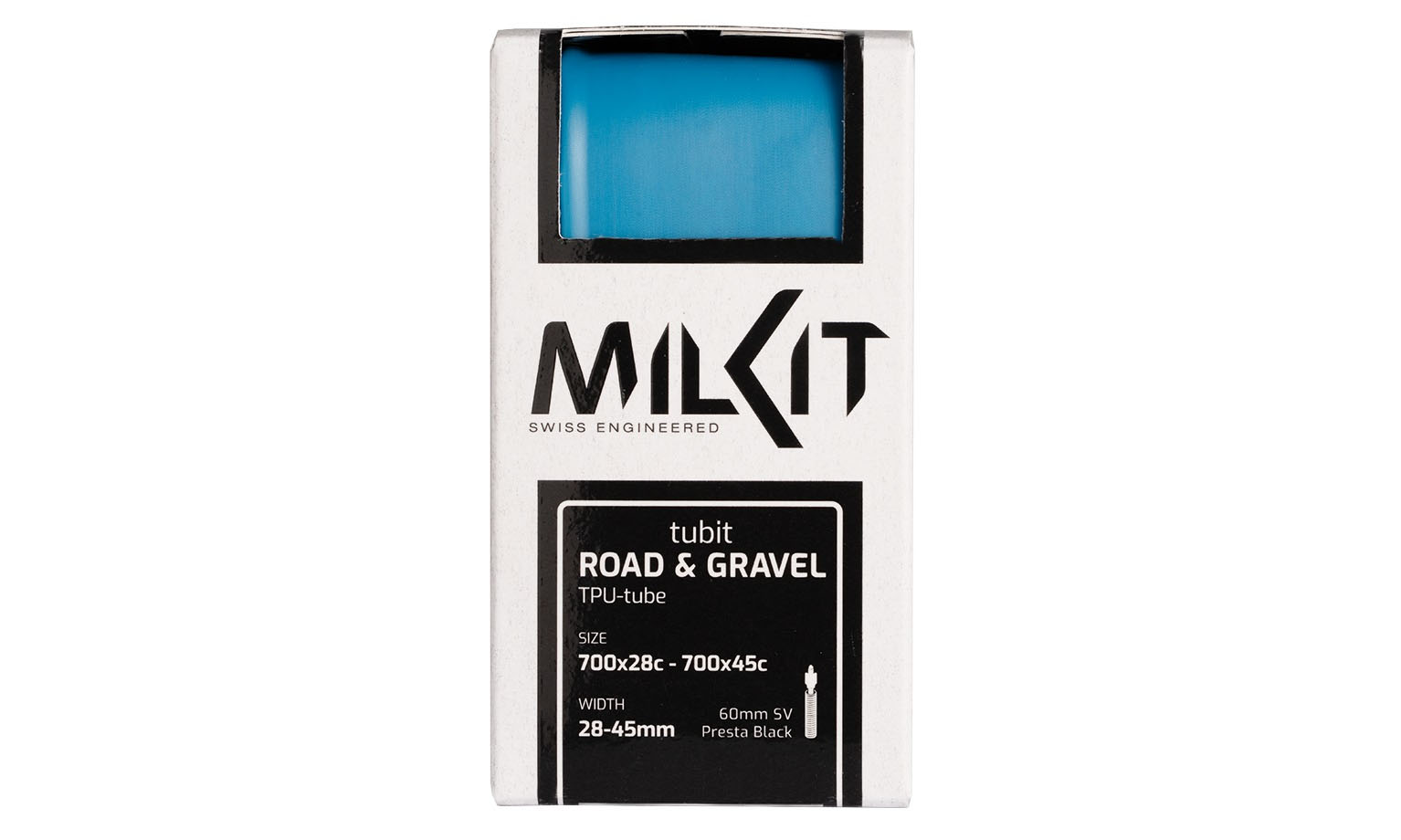 Камера milKit TPU Tube Road & Gravel, 700x28/45  Presta 60mm 