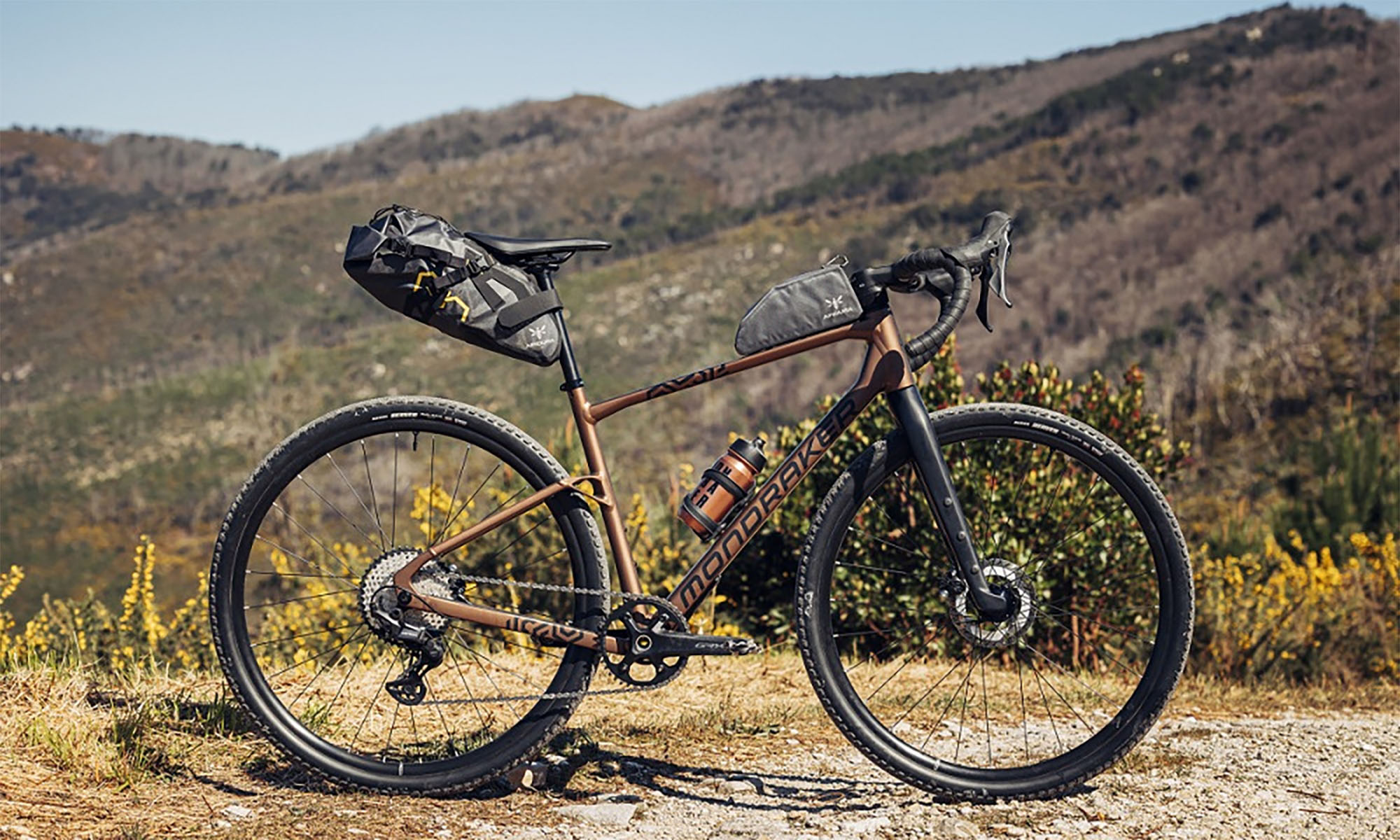 Велосипед MONDRAKER Arid R 28'' (700с), размер M/L, рама 19" (48 см), год 2026, Золото с серебром 4