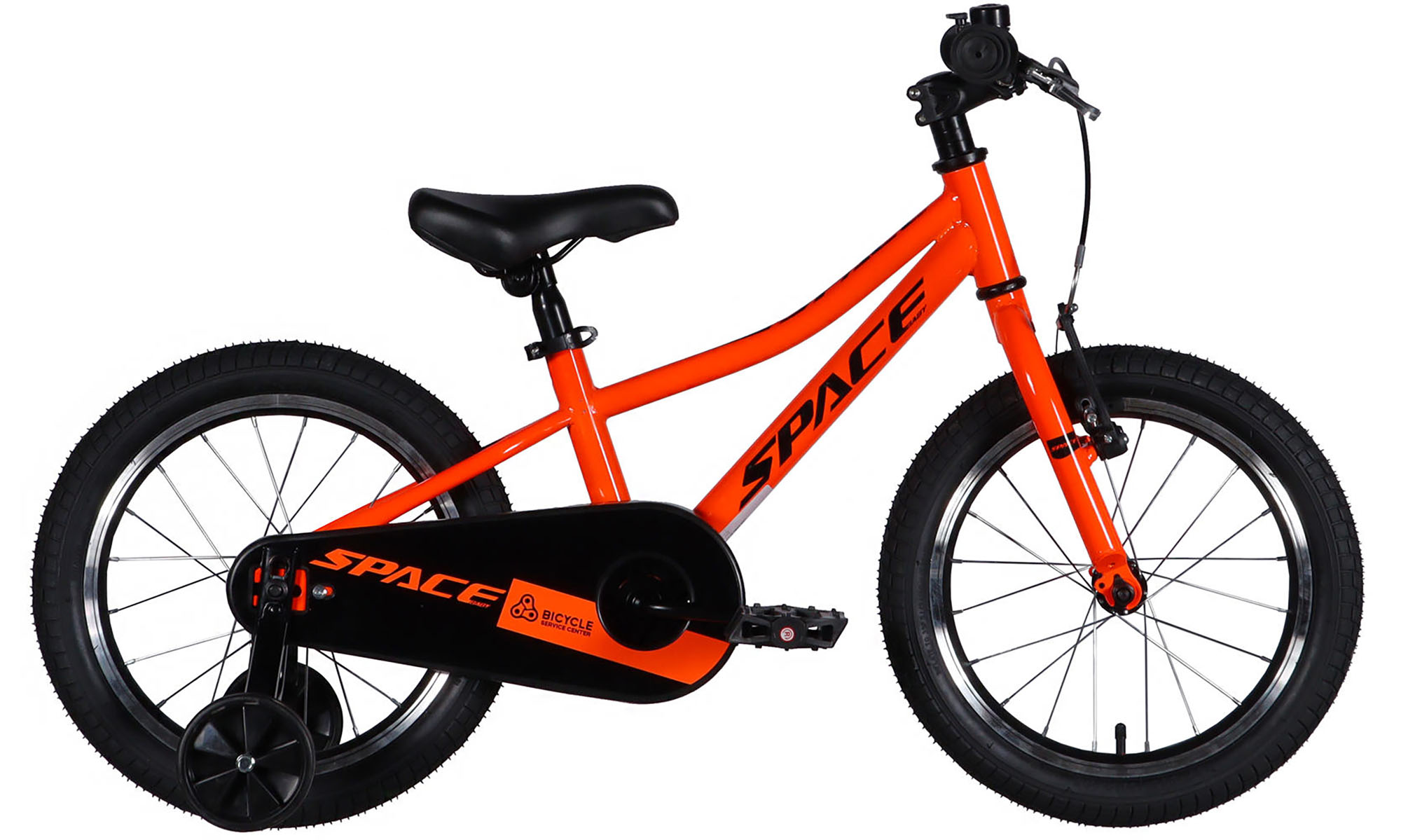 Велосипед SPACE KID PLUTO BH 16", размер XXS, рама-9", год 2026, оранжевый Велосипед SPACE KID PLUTO BH 16", размер XXS, рама-9", год 2026, оранжевый