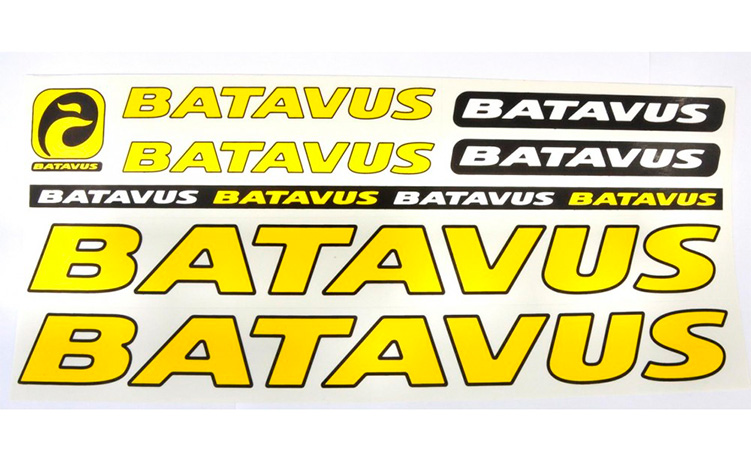 Наклейки Batavus на раму велосипеда