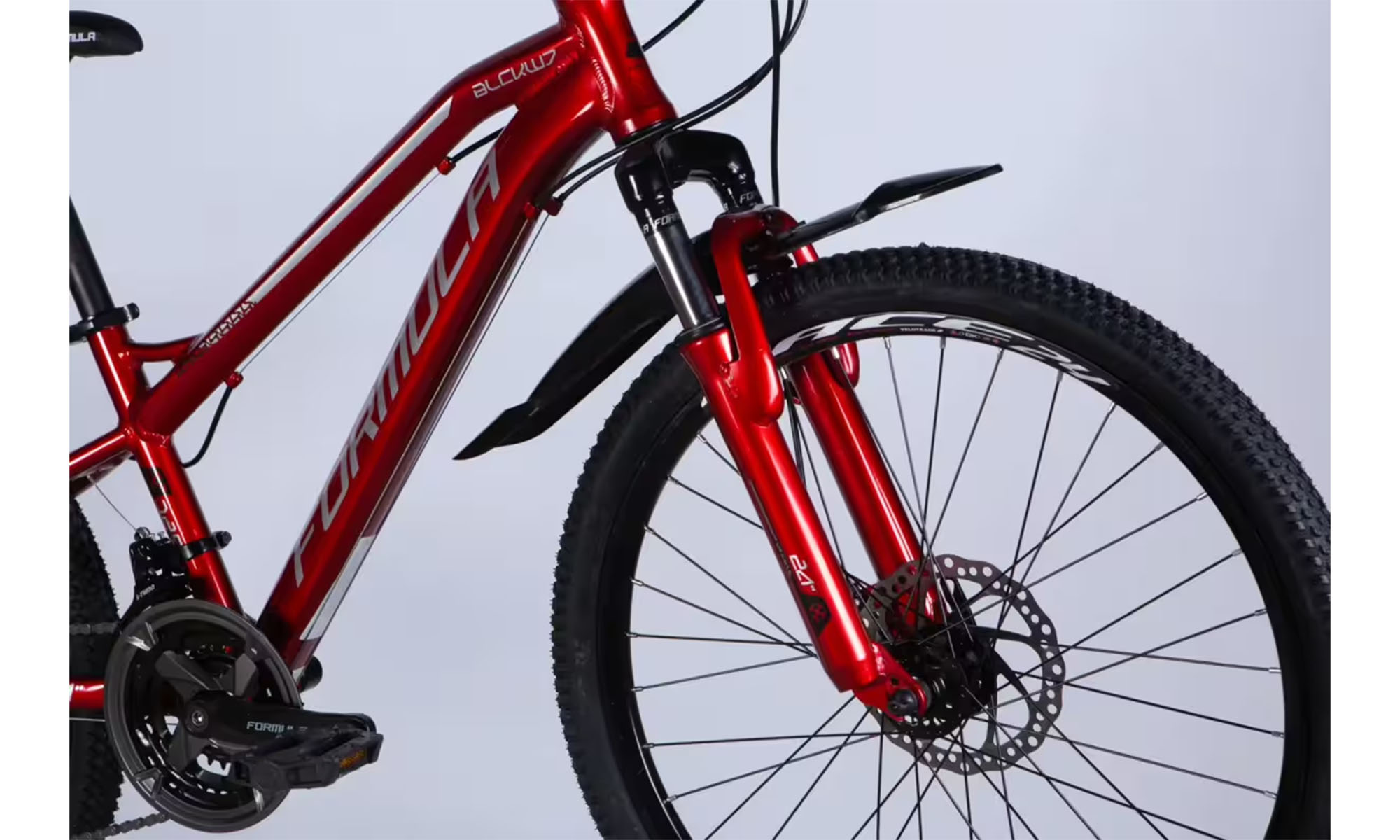 Велосипед Formula BLACKWOOD DD FR 24", размер XS, рама 12,5", год 2026, красный 3