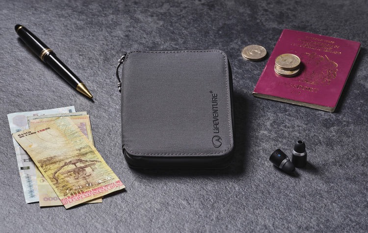 Кошелек Lifeventure Recycled RFID Mini Travel Wallet grey 8