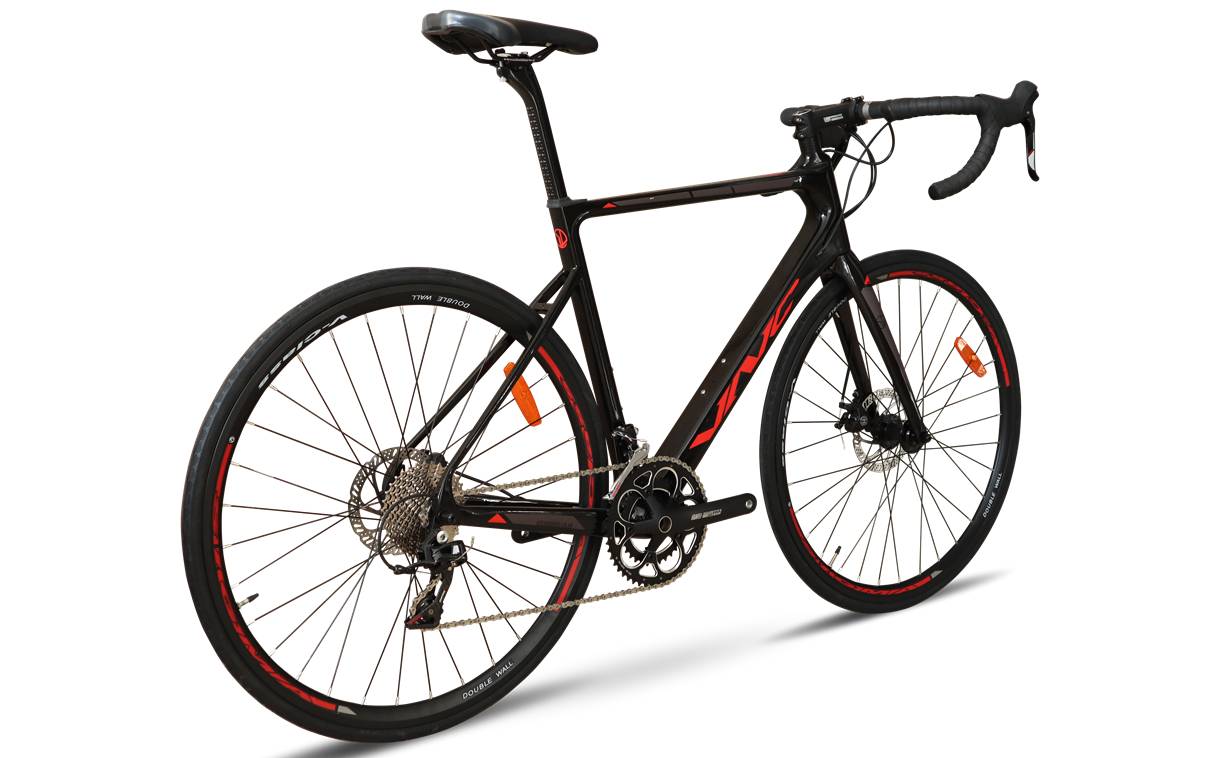 Фотографія Велосипед VNC TimeRacer Team Ult 28" розмір L рама 54см 2023 Чорно-червоний