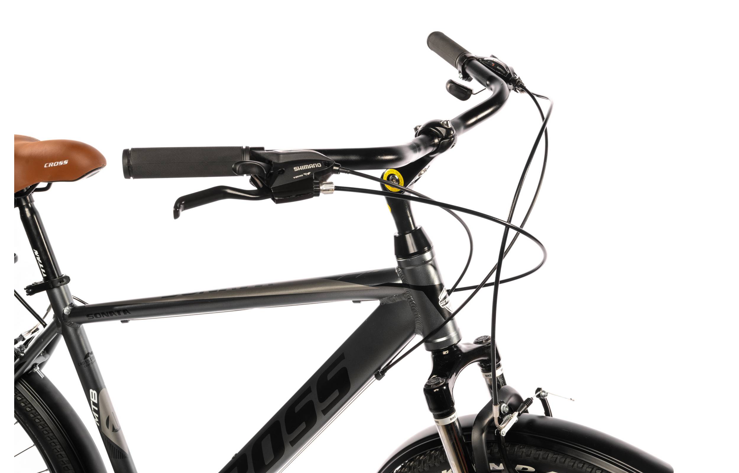 Фотографія Велосипед Cross Sonata 26" розмір L рама 19 2022 Сіро-чорний 4