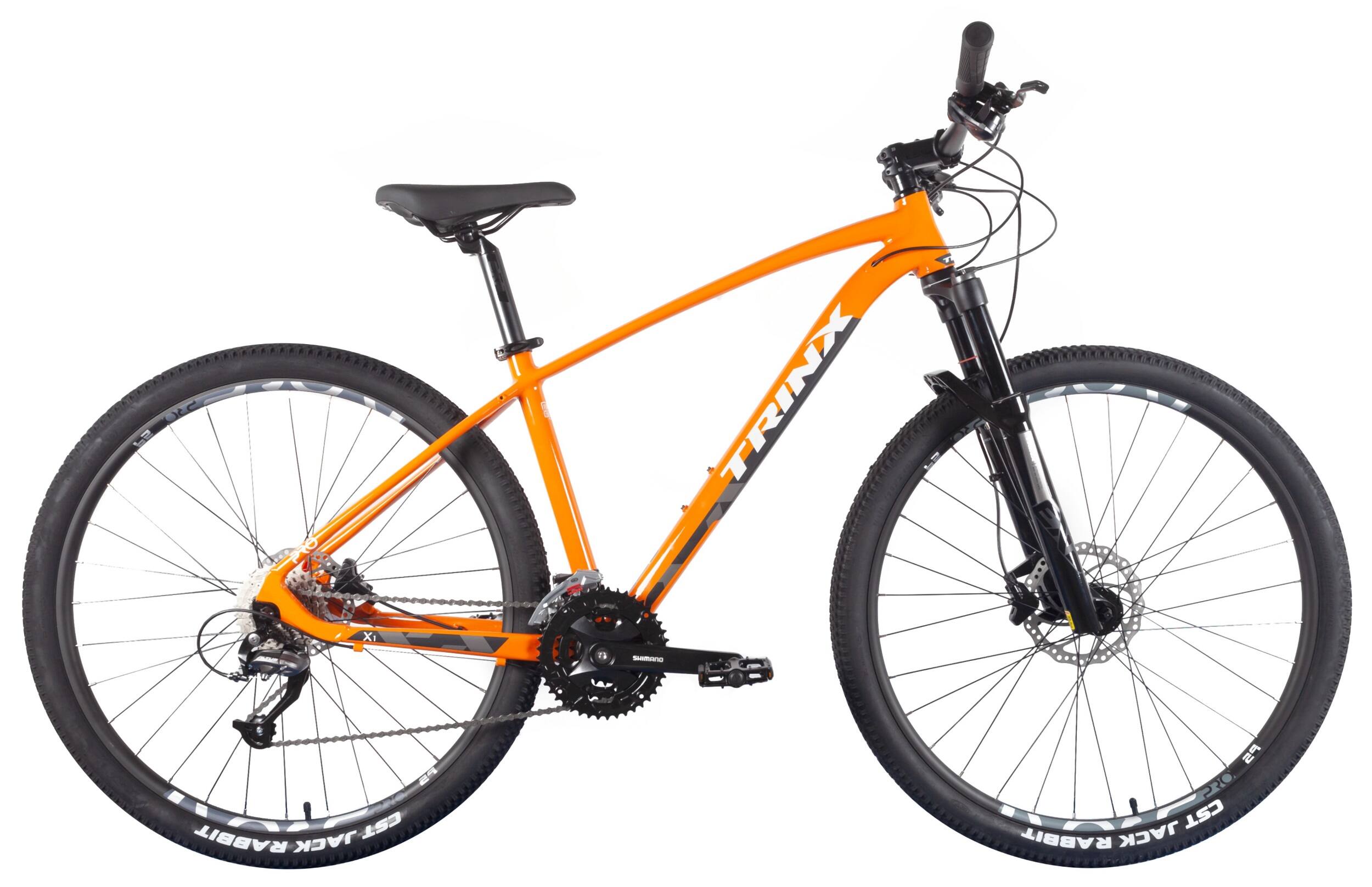 Фотография Велосипед Trinx X1 Pro 29" размер М рама 17 2021 Orange-black