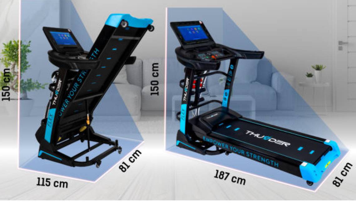 Бігова доріжка THUNDER FLEX-DS-TFT-BLACK 5