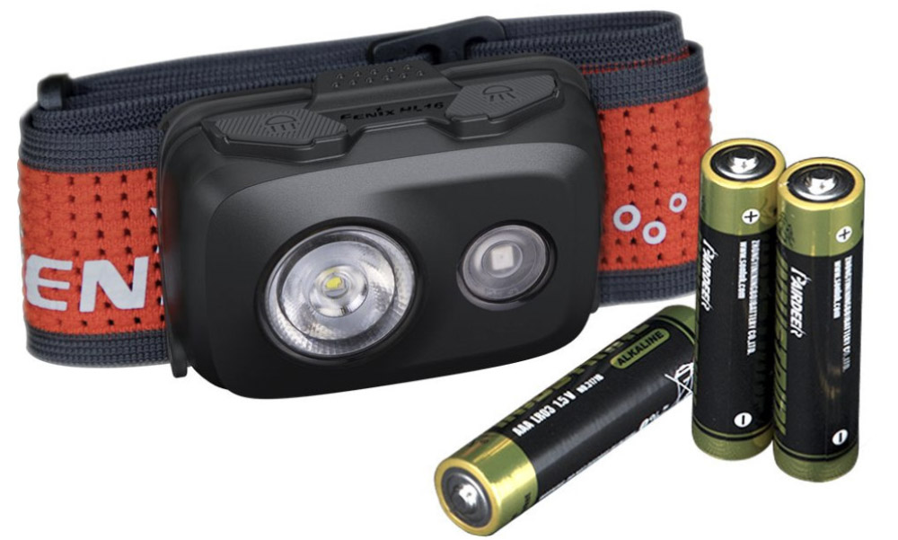 Фонарь налобный Fenix HL16 AAA светло-зеленый 2