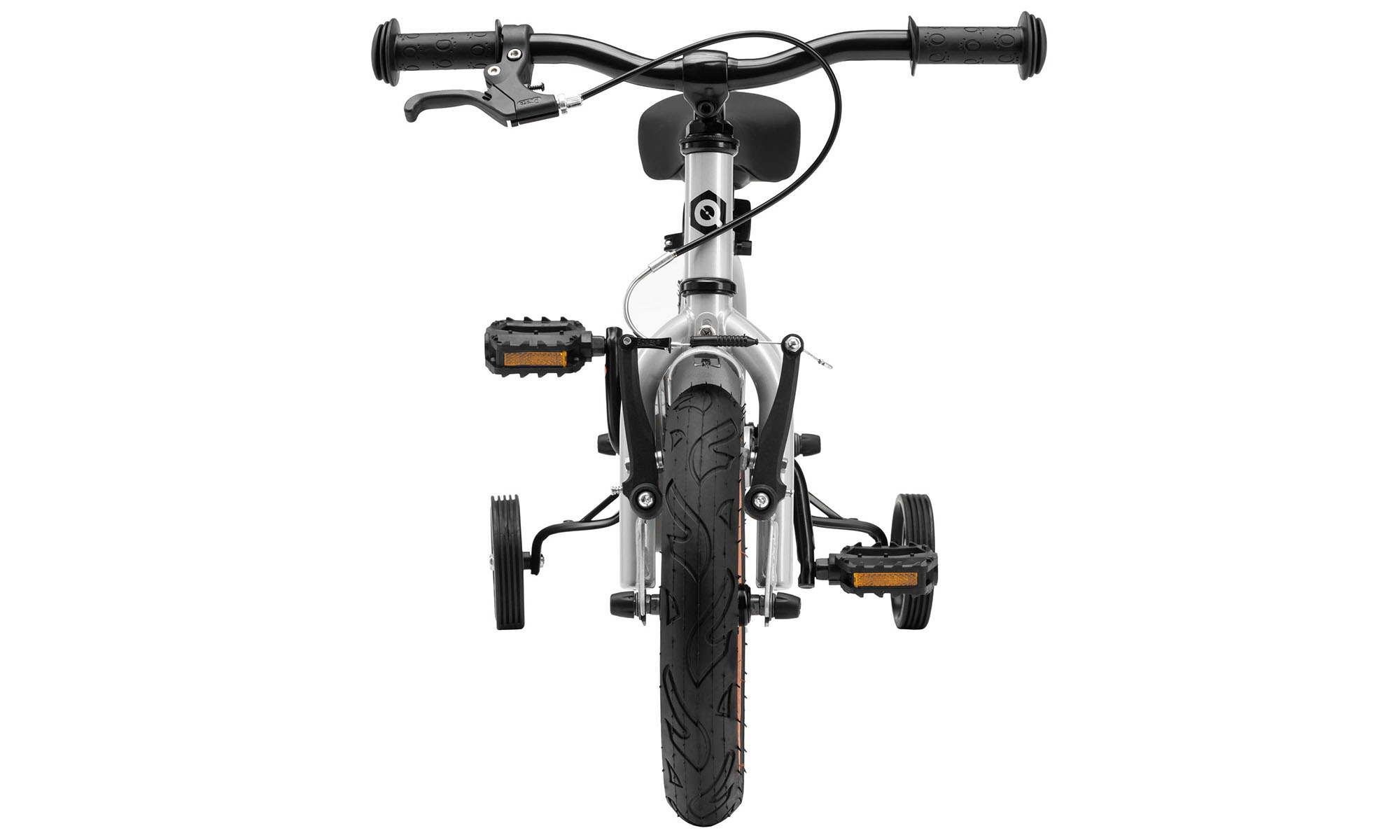 Детский велосипед Miqilong ST 12" One size, 2025, серебристый 5