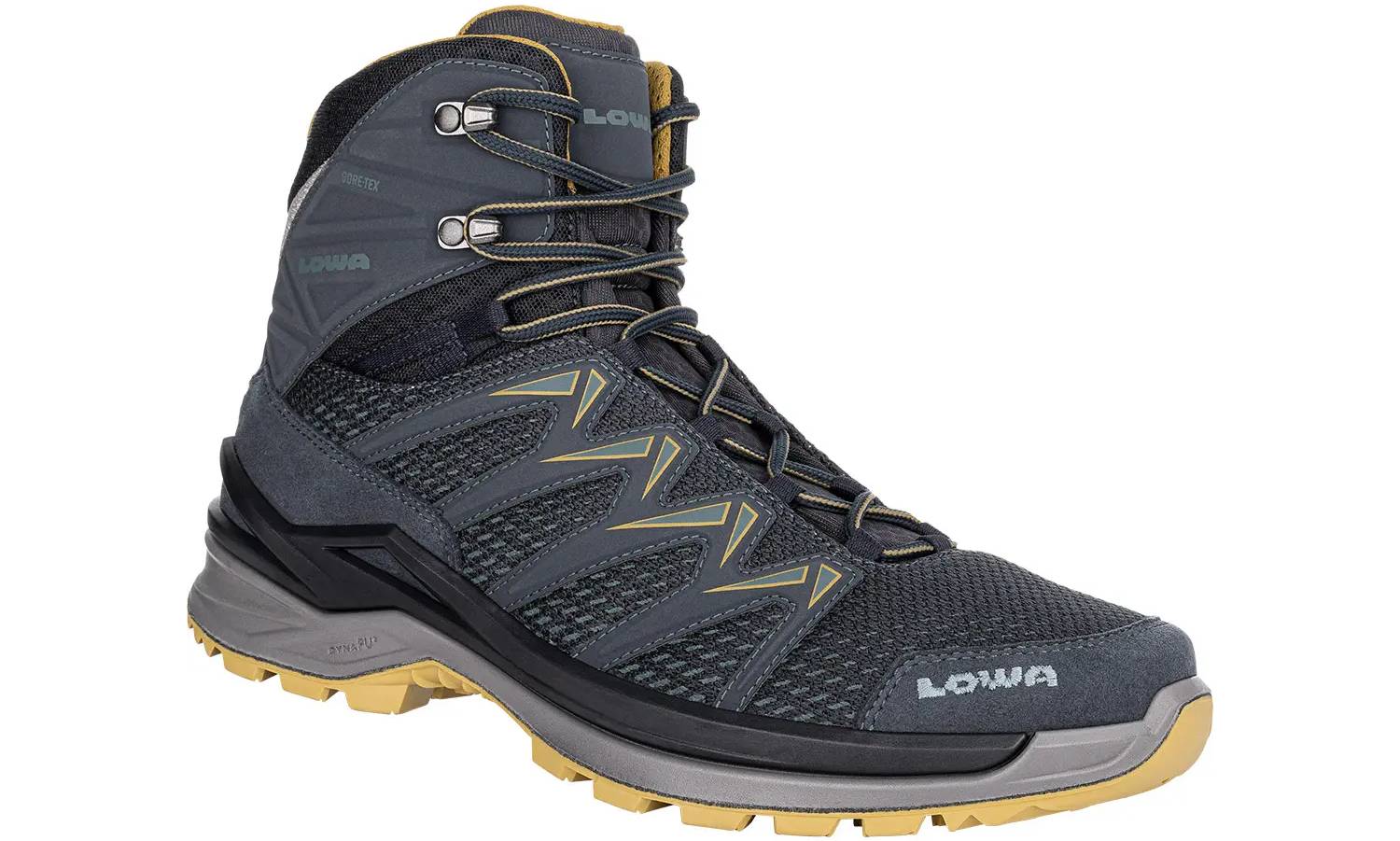 Ботинки LOWA Innox Pro GTX MID steel blue-mustard размер 44.5 4 Ботинки LOWA Innox Pro GTX MID steel blue-mustard размер 44.5 4