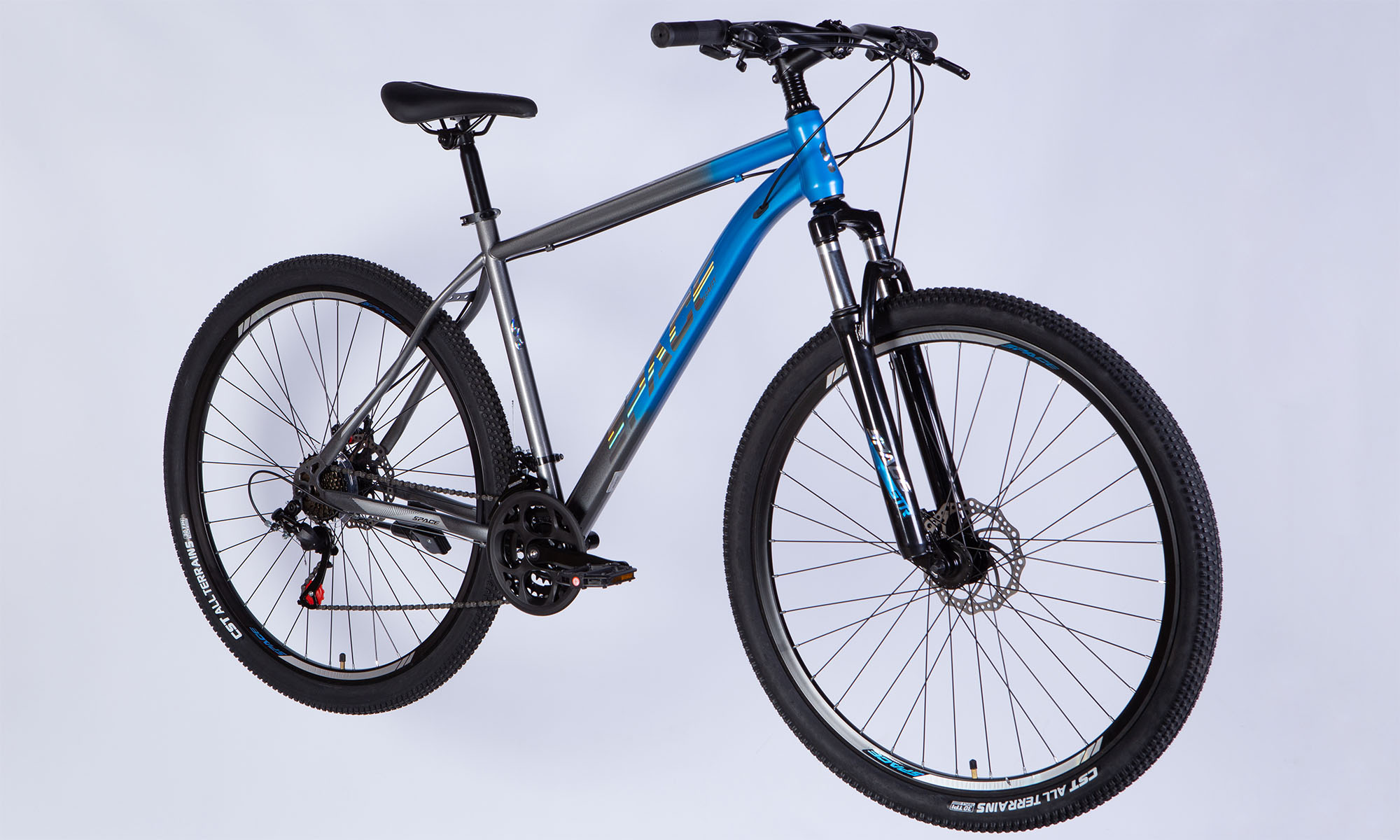Велосипед SPACE MARS DD FR 29", розмір S, рама-16", 2025, синьо-сріблястий 2 Велосипед SPACE MARS DD FR 29", розмір S, рама-16", 2025, синьо-сріблястий 2