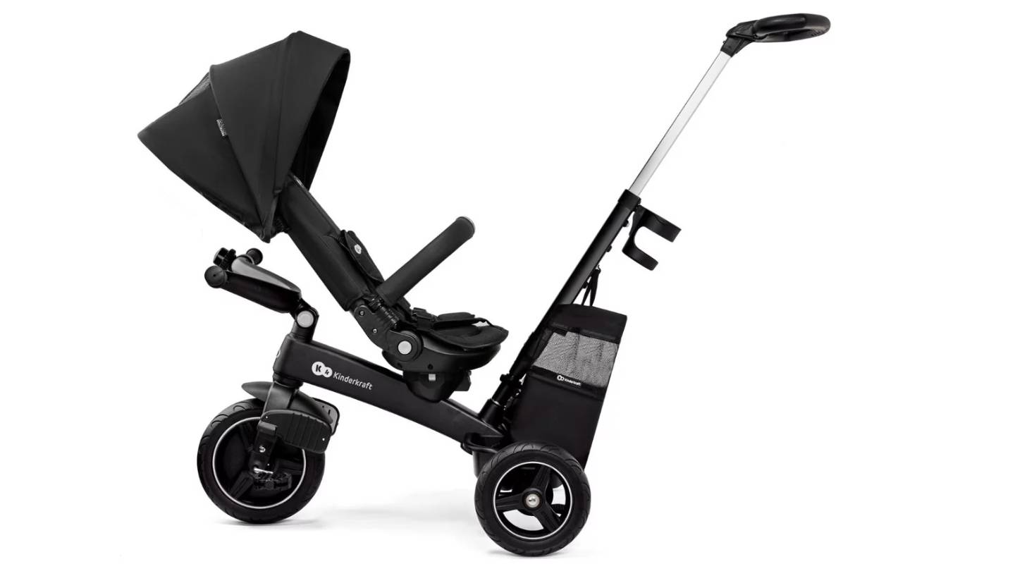 Триколісний велосипед Kinderkraft Easytwist Black 10