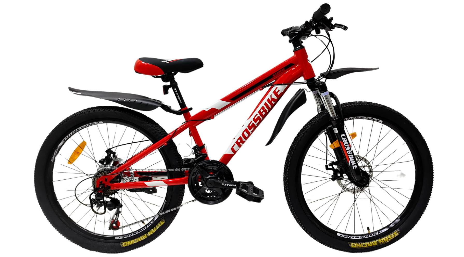 Фотография Велосипед CrossBike STORM 26" размер XS рама 13" (2023), Красный