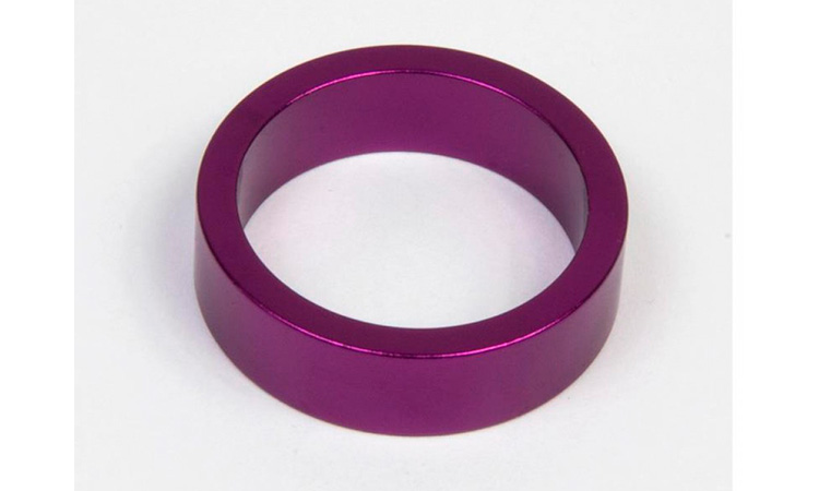 Фотография Проставочное кольцо, шток 1-1, 8",  10 мм фиолетовое