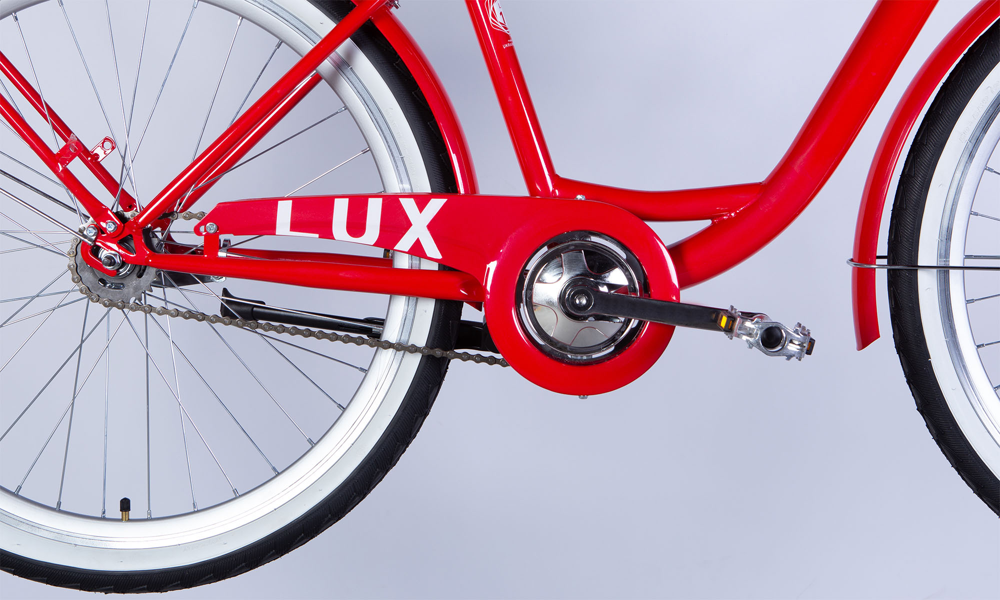 Велосипед Dorozhnik LUX Velosteel 26", розмір M, рама-17" 2025, червоний 3