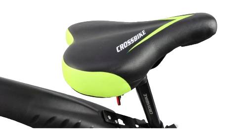 Велосипед CrossBike Racer 27.5", размер M рама 17" (2023), Черно-желтый 2