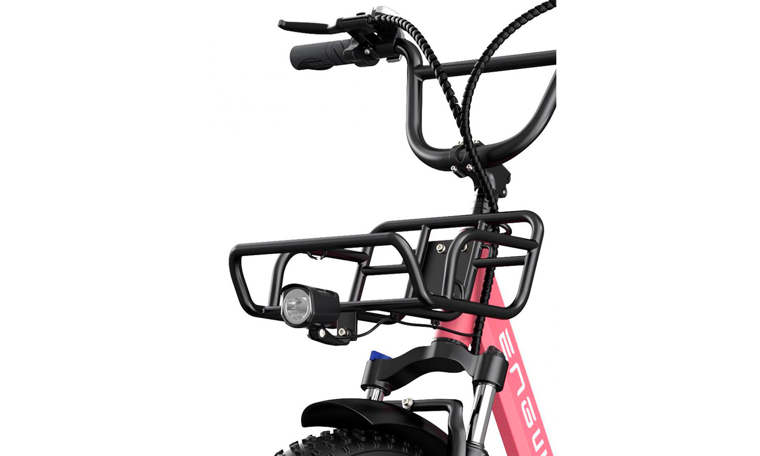 Электровелосипед фэтбайк Engwe L-20 (250 Вт, 13 Ah, 48 В ) 20", розовый 3