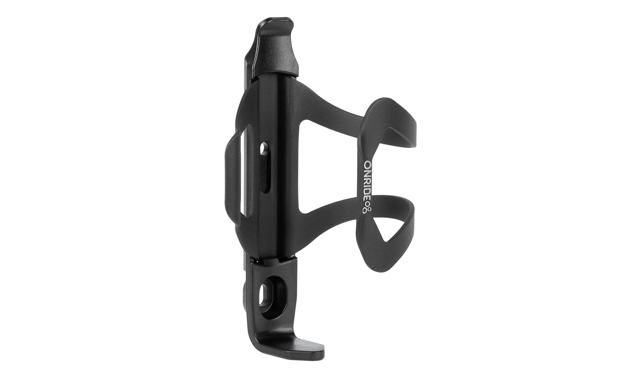 Флягодержатель ONRIDE Wow 20 алюминий/нейлон боковая загрузка черный 