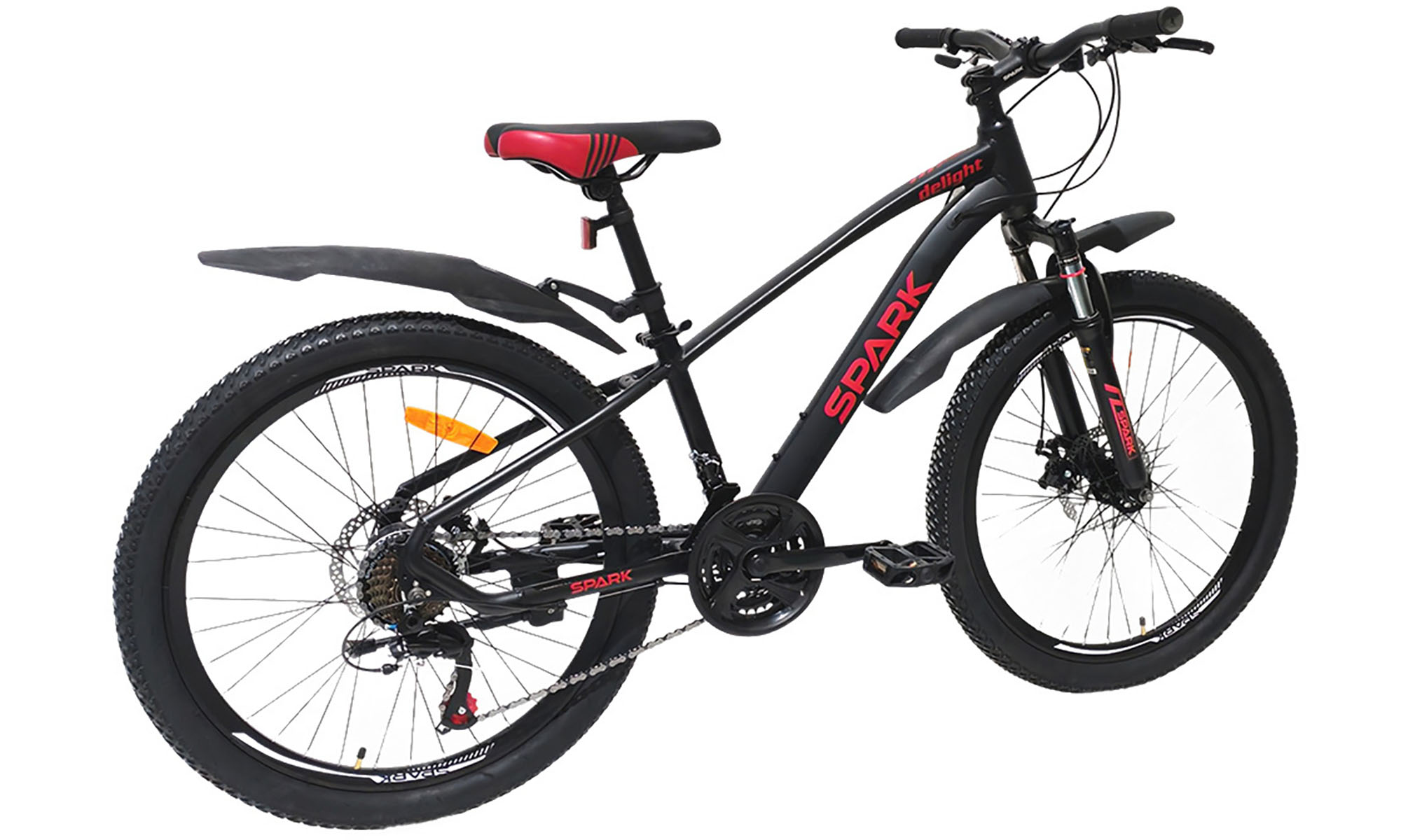 Велосипед SPARK DELIGHT 24" рама 12", рік 2025, чорний 3 Велосипед SPARK DELIGHT 24" рама 12", рік 2025, чорний 3