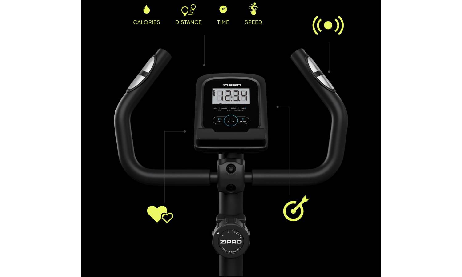 Велотренажер магнитный Zipro One S 8 Велотренажер магнитный Zipro One S 8