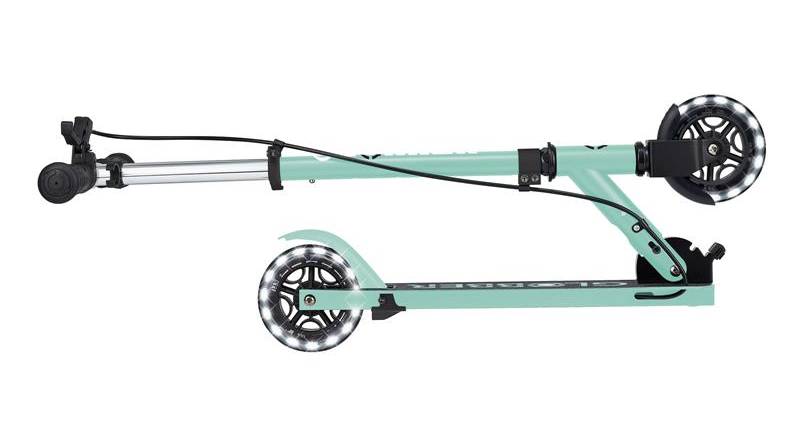 Самокат GLOBBER серии FLOW ELEMENT JUNIOR LIGHTS, мятный, колеса с подсветкой, 3+ 10