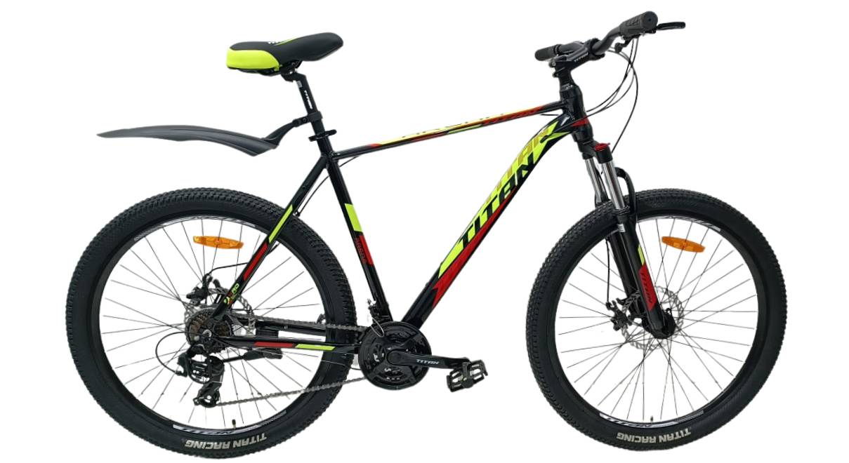 Фотография Велосипед Titan Arena 29" размер XL рама 22" (2024), Черный-Красный