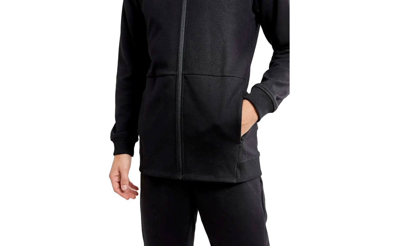 Кофта Craft Icon Zip Hood мужская, размер M, сезон AW 20, черный 4