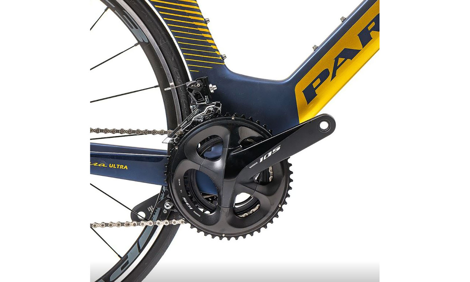 Велосипед PARDUS Road Gomera Ultra 105 11s Rim Blue Gold Розмір рами L 4 Велосипед PARDUS Road Gomera Ultra 105 11s Rim Blue Gold Розмір рами L 4