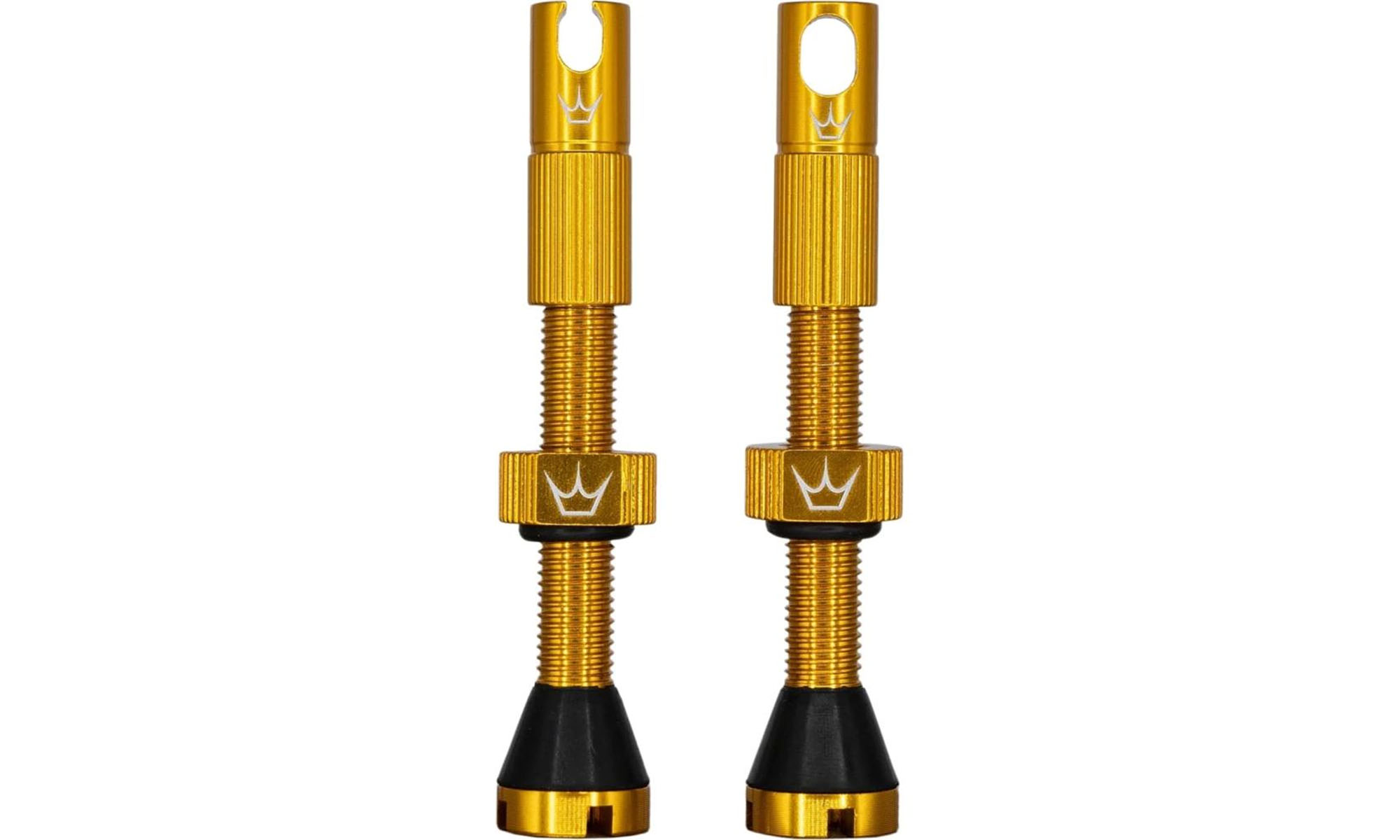 Ниппели Peaty's x Chris King Tubeless Valves, 42mm, Gold Ниппели Peaty's x Chris King Tubeless Valves, 42mm, Gold
