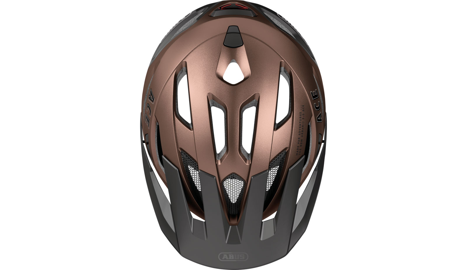 Велошлем ABUS URBAN-I 3.0 ACE metallic copper размер M (52-58 см), Коричневый 3