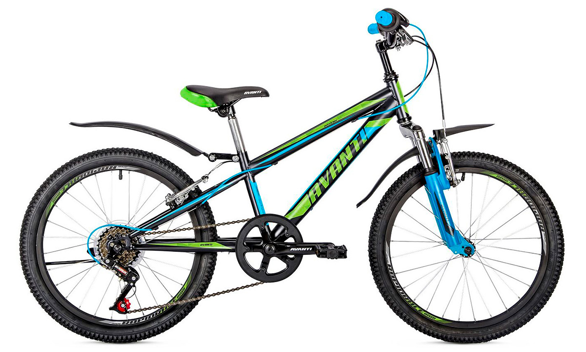 Фотографія Велосипед Avanti SUPER BOY 20" (2020) 2020 Зелено-синій