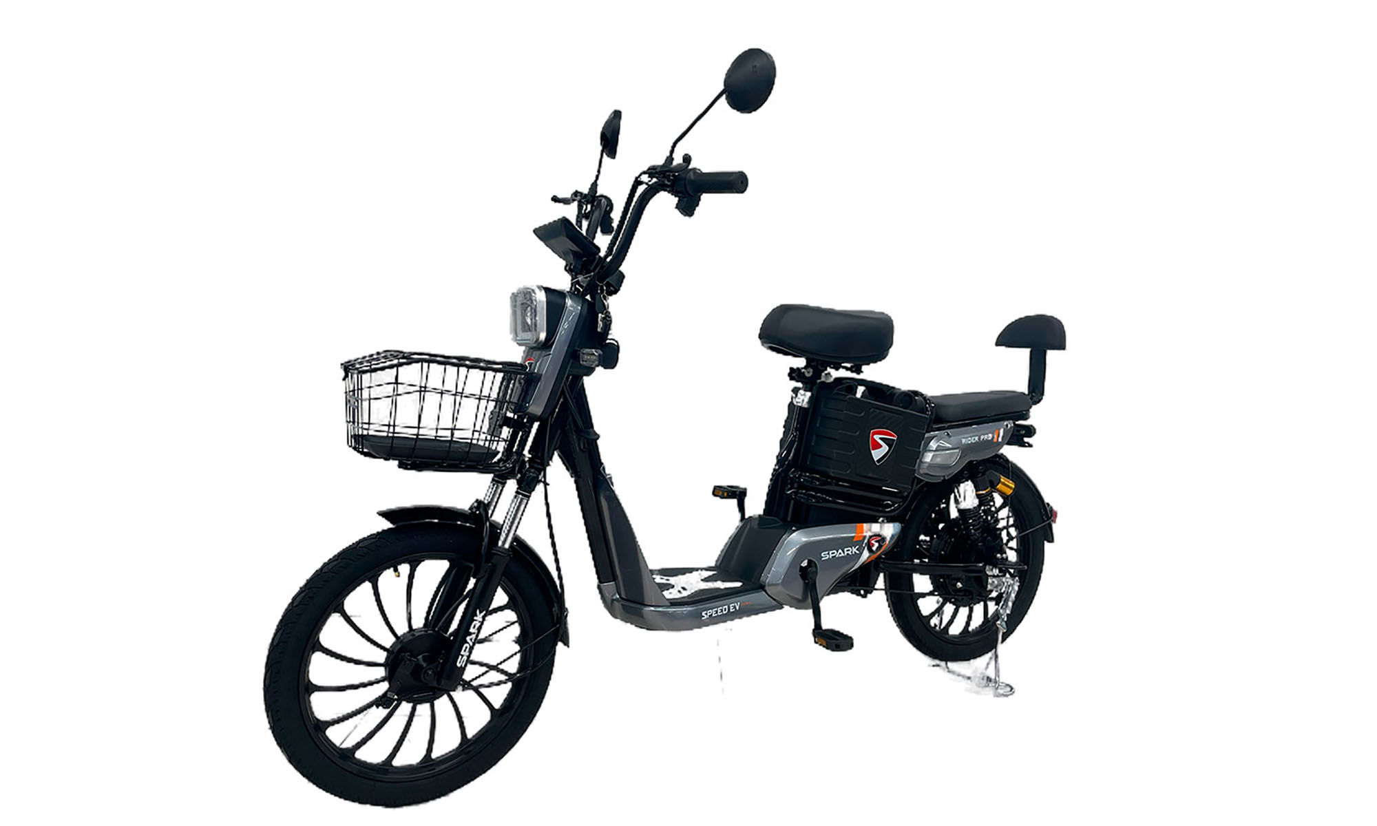 Електровелосипед SPARK RIDER PRO 14" 48V/650W/20Ah, Сірий Електровелосипед SPARK RIDER PRO 14" 48V/650W/20Ah, Сірий