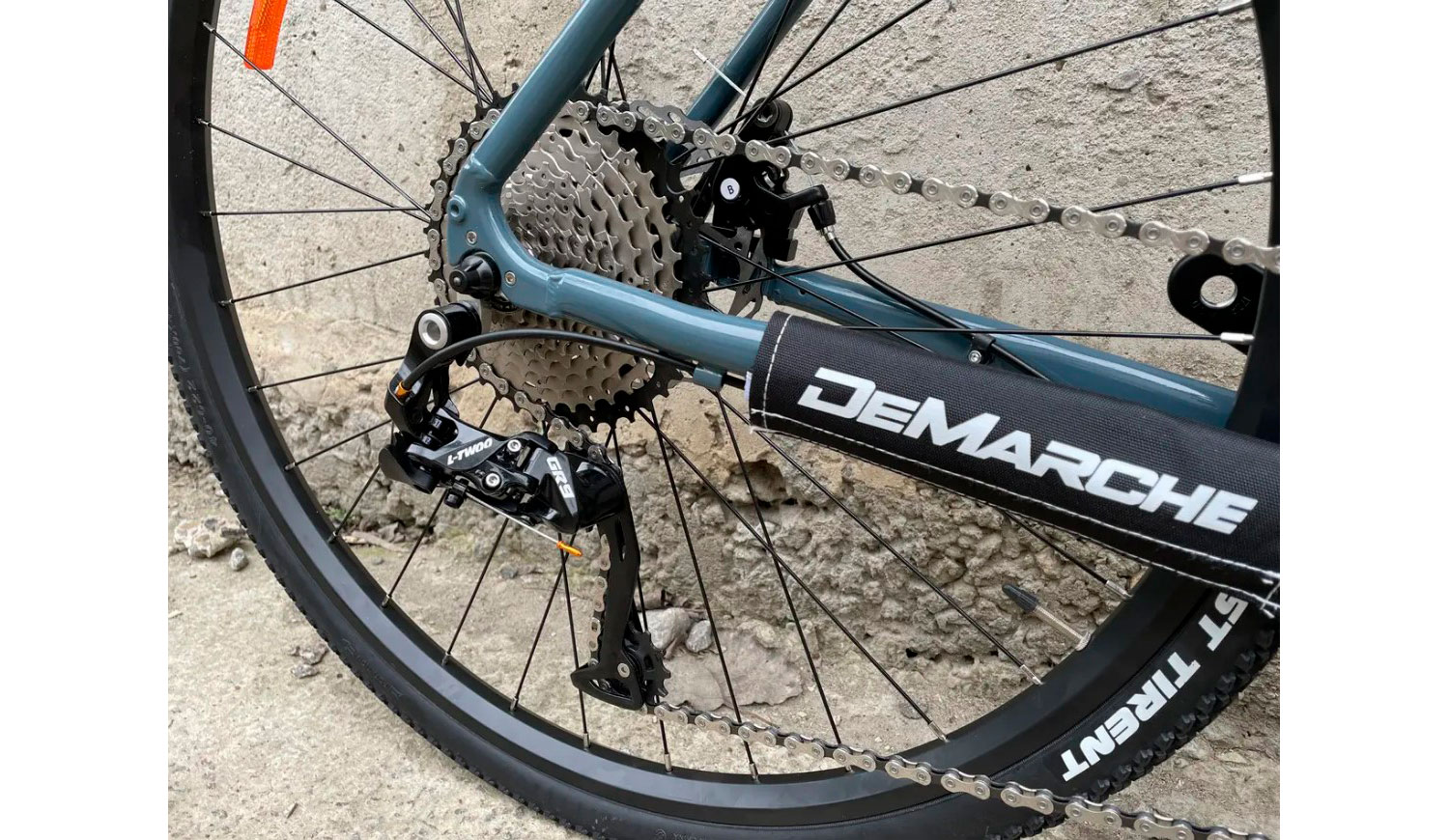 Велосипед DeMARCHE Gravel Point 1х11 28" розмір S 2022 Сірий глянець 3